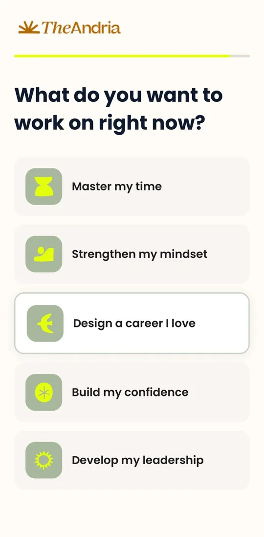 Onboarding: what do you want to work on right now